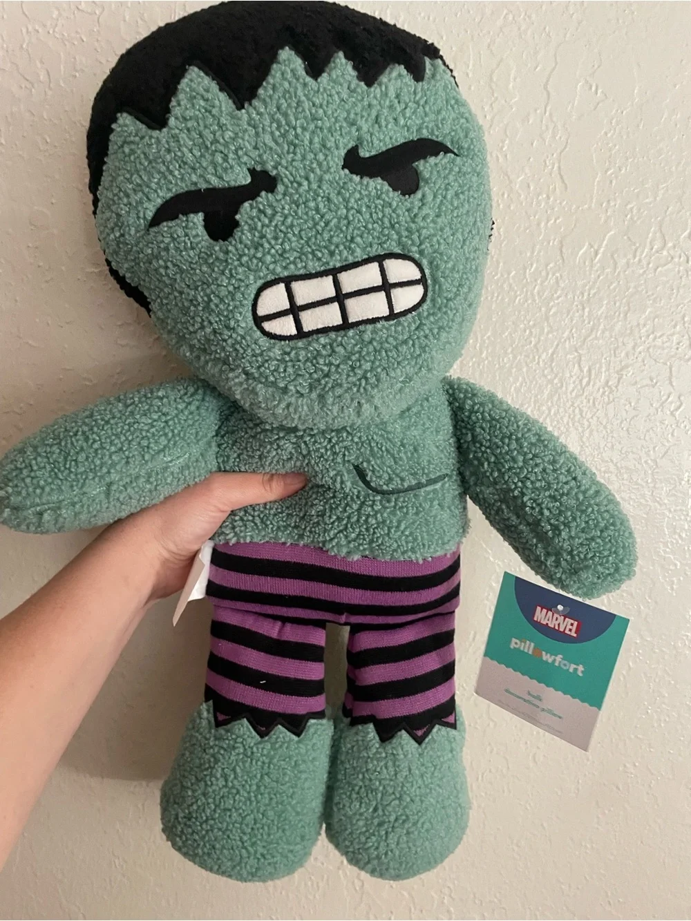 Marvel x Pillowfort Avengers Incredible Hulk plush pillow stuffed animal